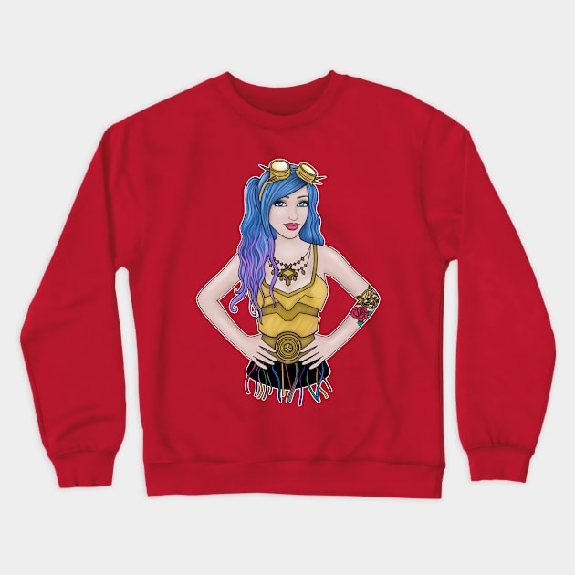 Robot girl Crewneck Sweatshirt by Ivetastic